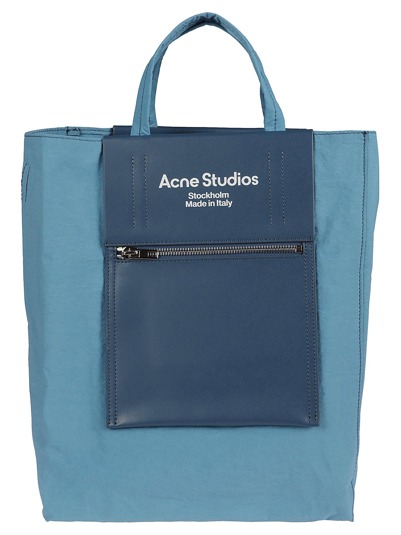 Acne Studios Papery Tote Bag in Blue for Men | Lyst