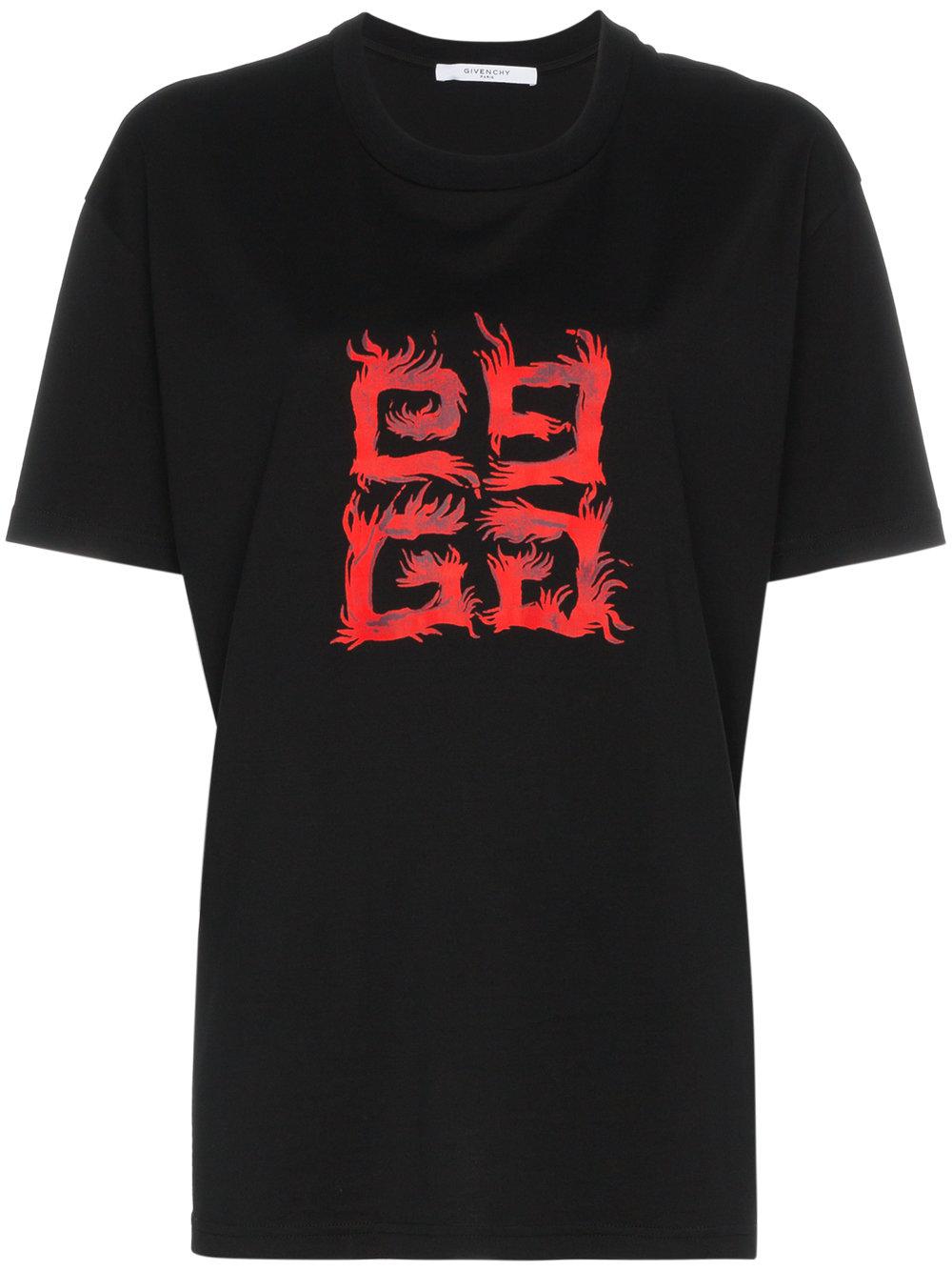 Givenchy Cotton Black T-shirt With 