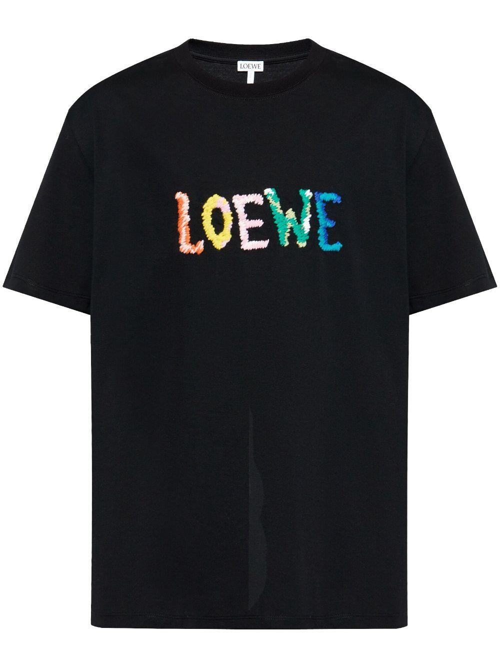 Loewe Logo T-Shirt in Black for Men | Lyst