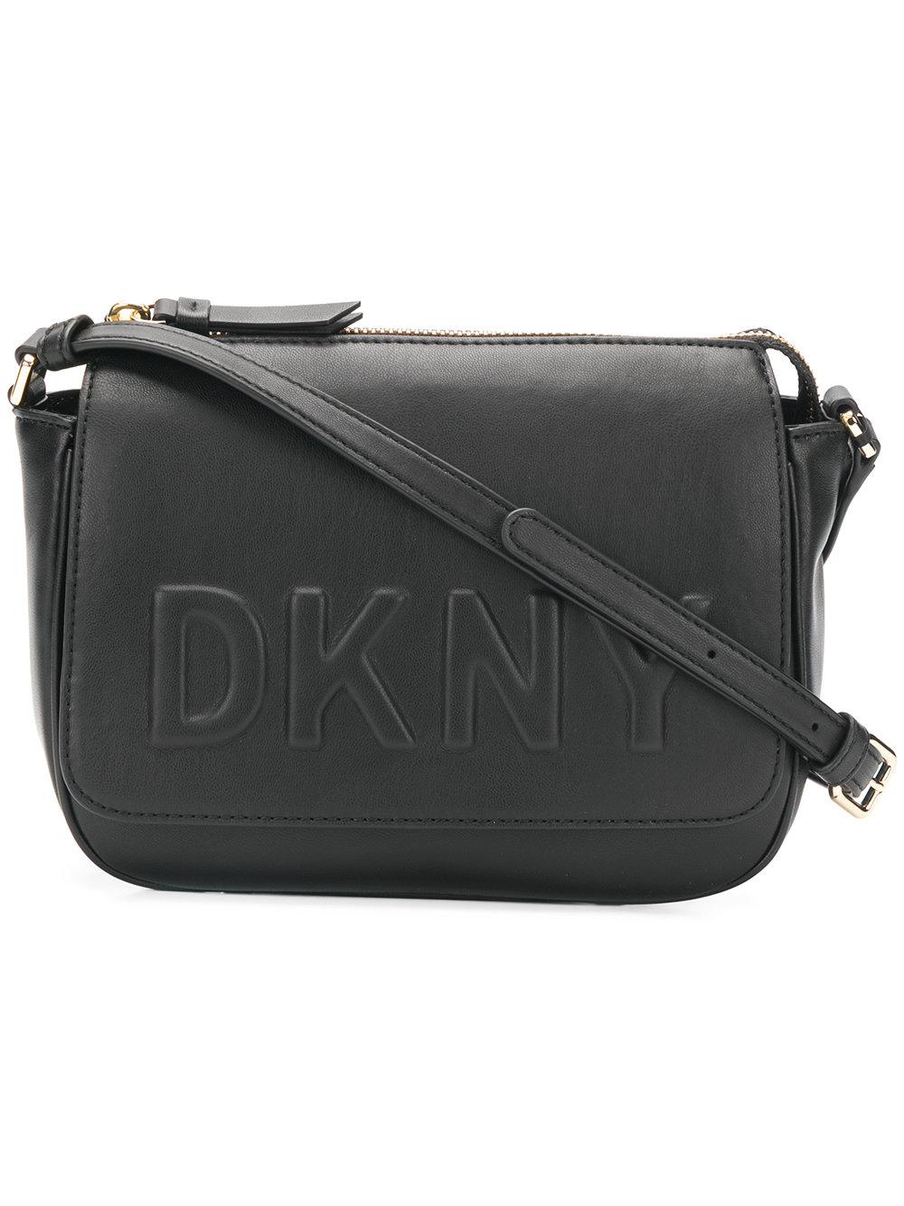 DKNY Tilly Crossbody Bag With Logo in Black | Lyst