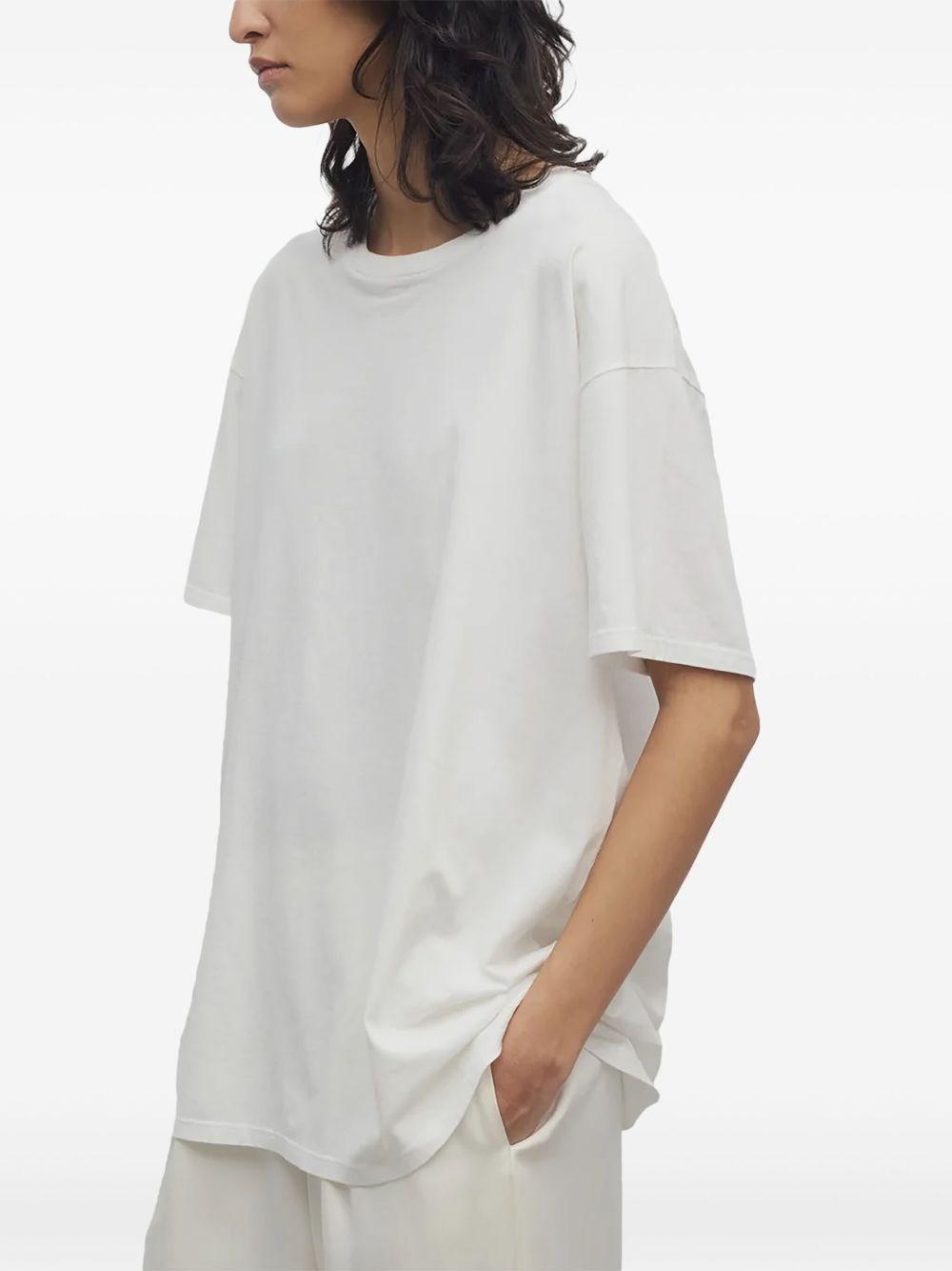 Tシャツ・カットソー THE ROW WHITE COTTON NADINA T-SHIRT Nadina T-Shirt White in Cotton – The Row