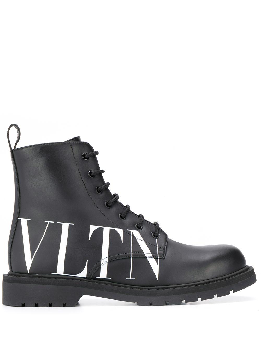 Valentino Boot With Logo in Black for Men - Lyst