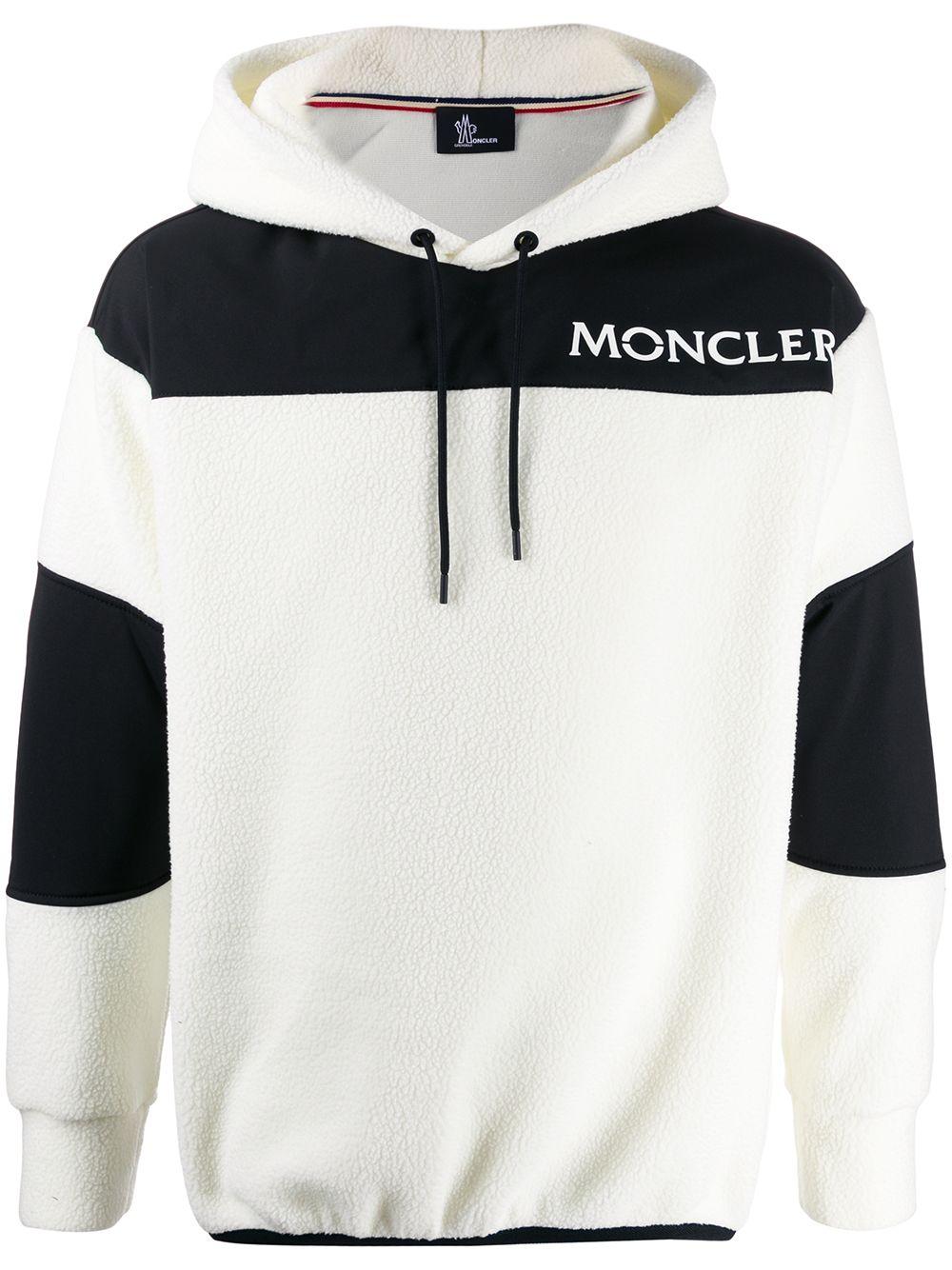 moncler fleece hooded pullover