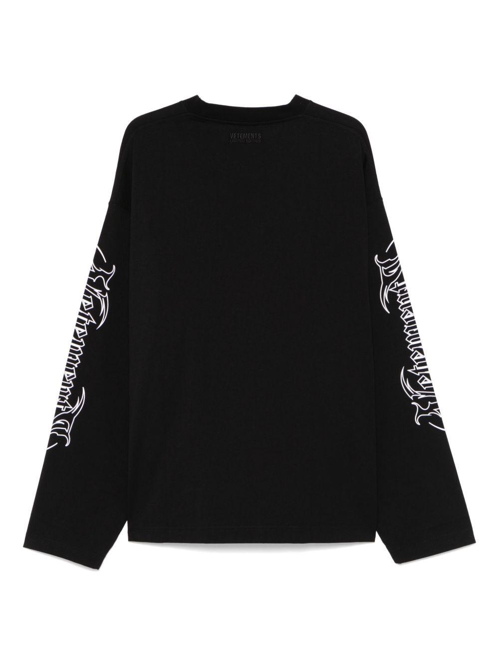 トップス VETEMENTS Black HotSauce LongSleeve Tee Vetements Hot Sauce T-Shirt Release | Hypebeast