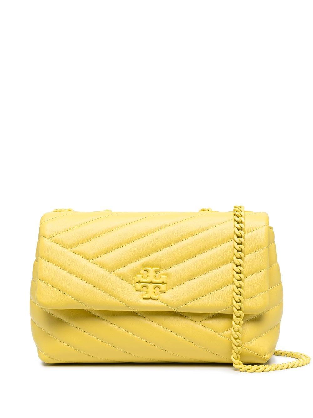Tory Burch Mini Kira Chevron Quilted Leather Top Handle Bag in Pastel  Yellow at Nordstrom - Yahoo Shopping