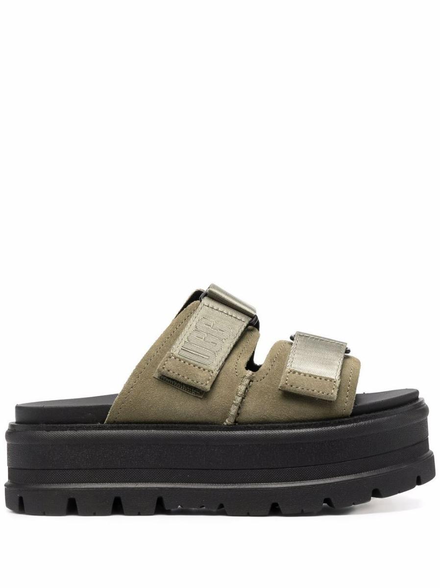 UGG Clem Sandals in Green | Lyst