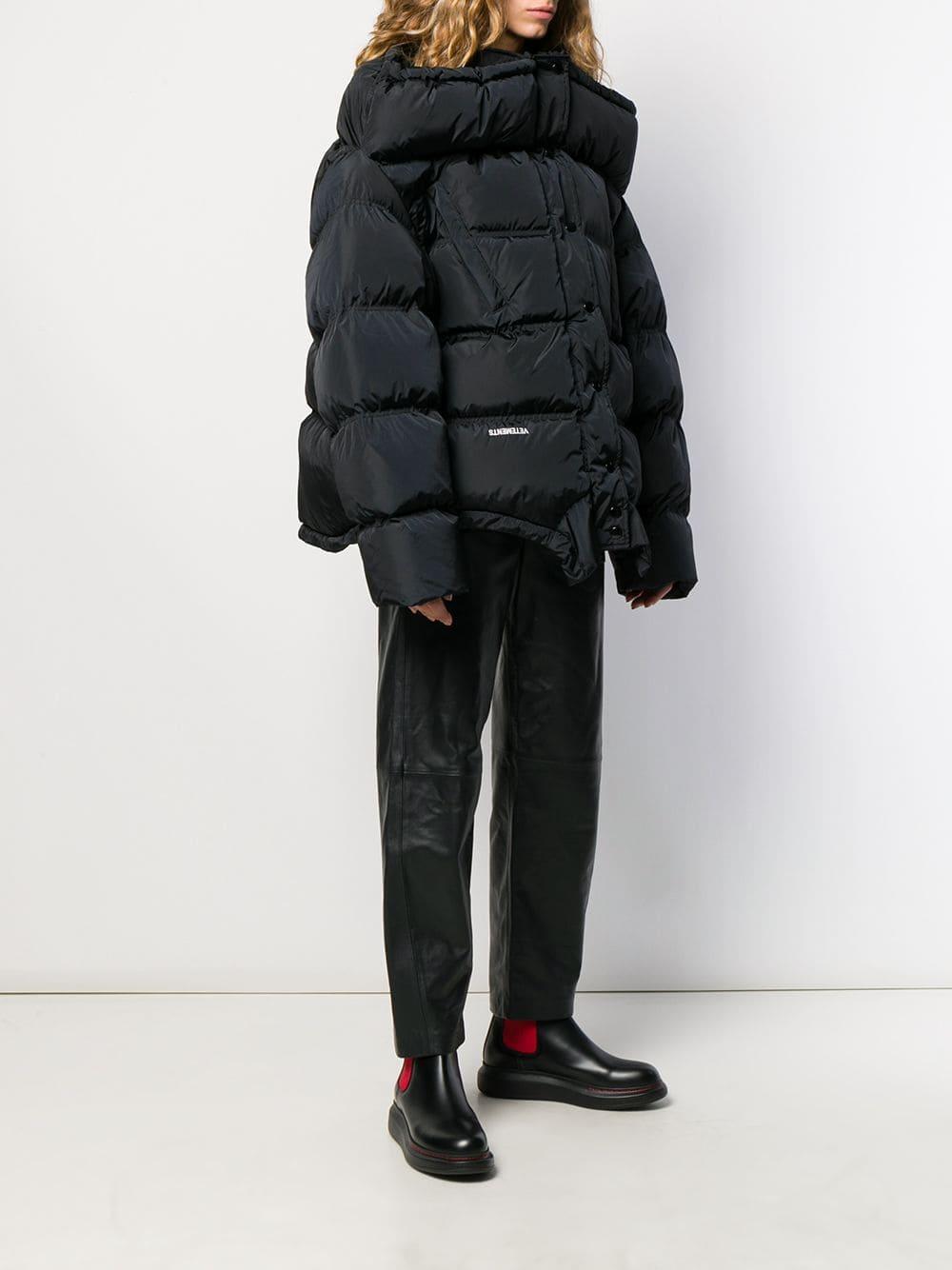vetements puffer coat