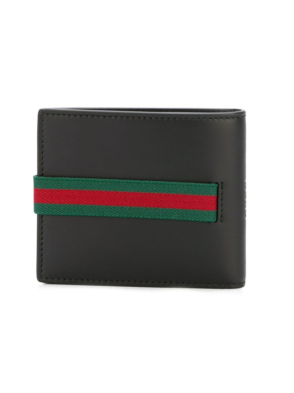Gucci Leather Elastic Wallet in Red for Men - Lyst