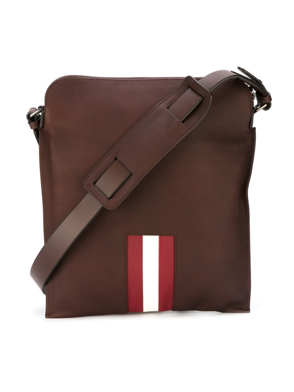 Bally Leather Shoulder Bag in Brown for Men - Lyst