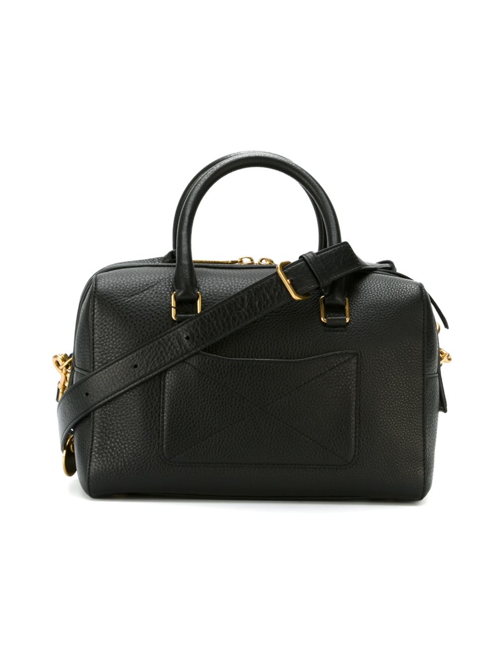 Marc Jacobs Leather Small 'recruit' Bauletto Tote in Black - Lyst