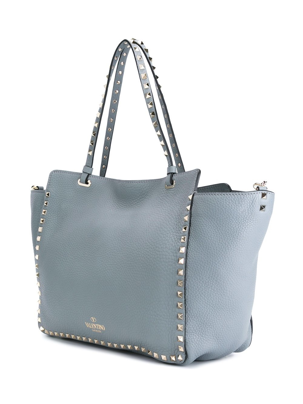 Valentino Rockstud Medium Tote Bag in Blue | Lyst