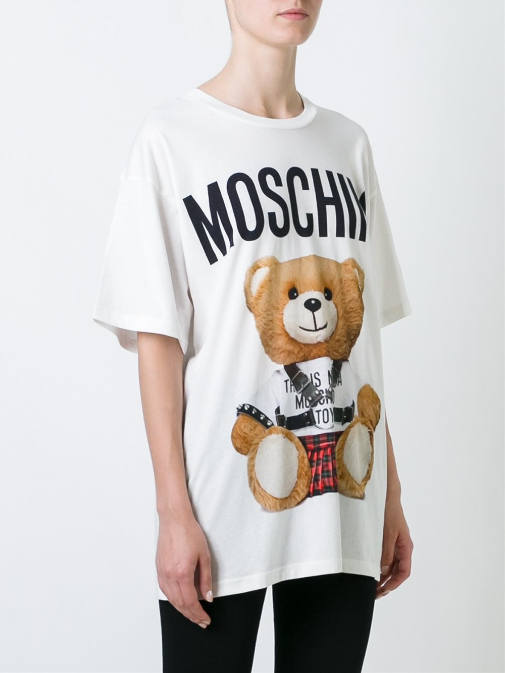 Moschino t shirt womens teddy bear online