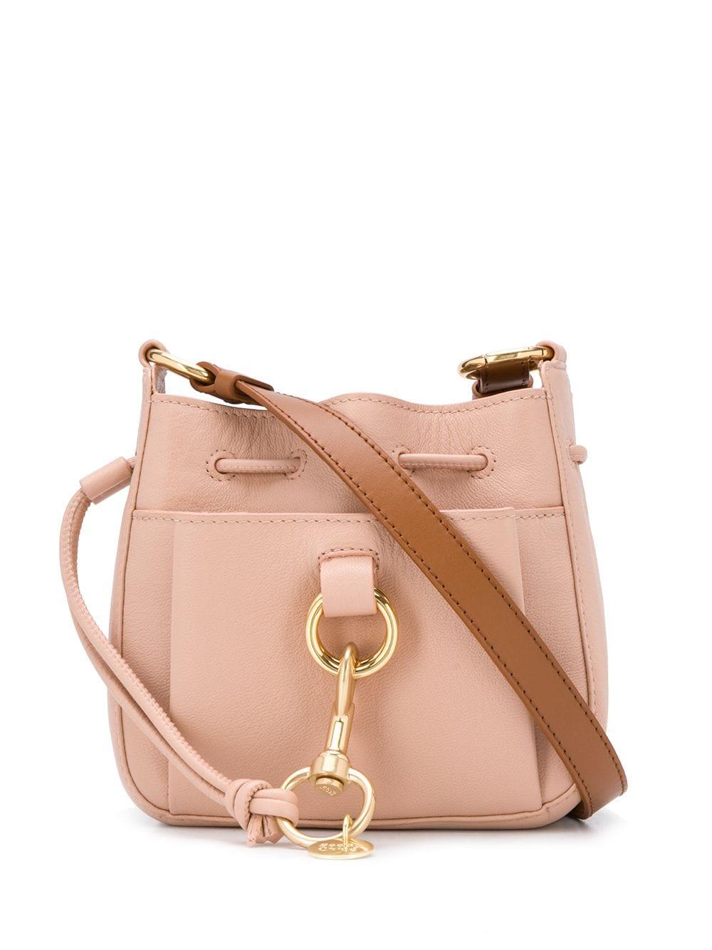 See By Chloé Small Tony Bucket Bag in Pink | Lyst