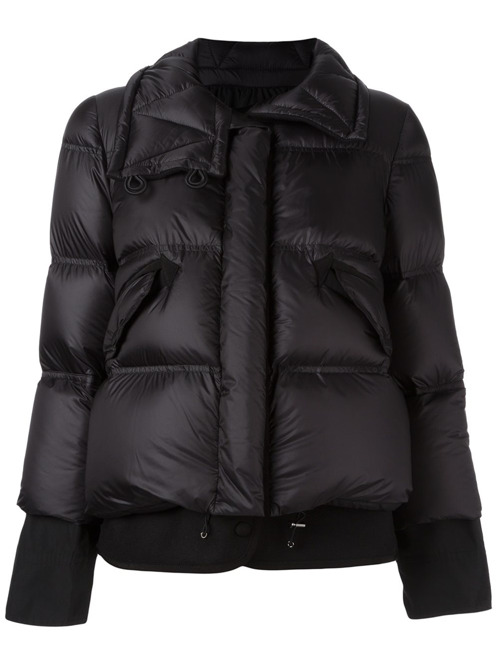 Moncler Wool Lucie Down-filled Jacket in Black - Lyst