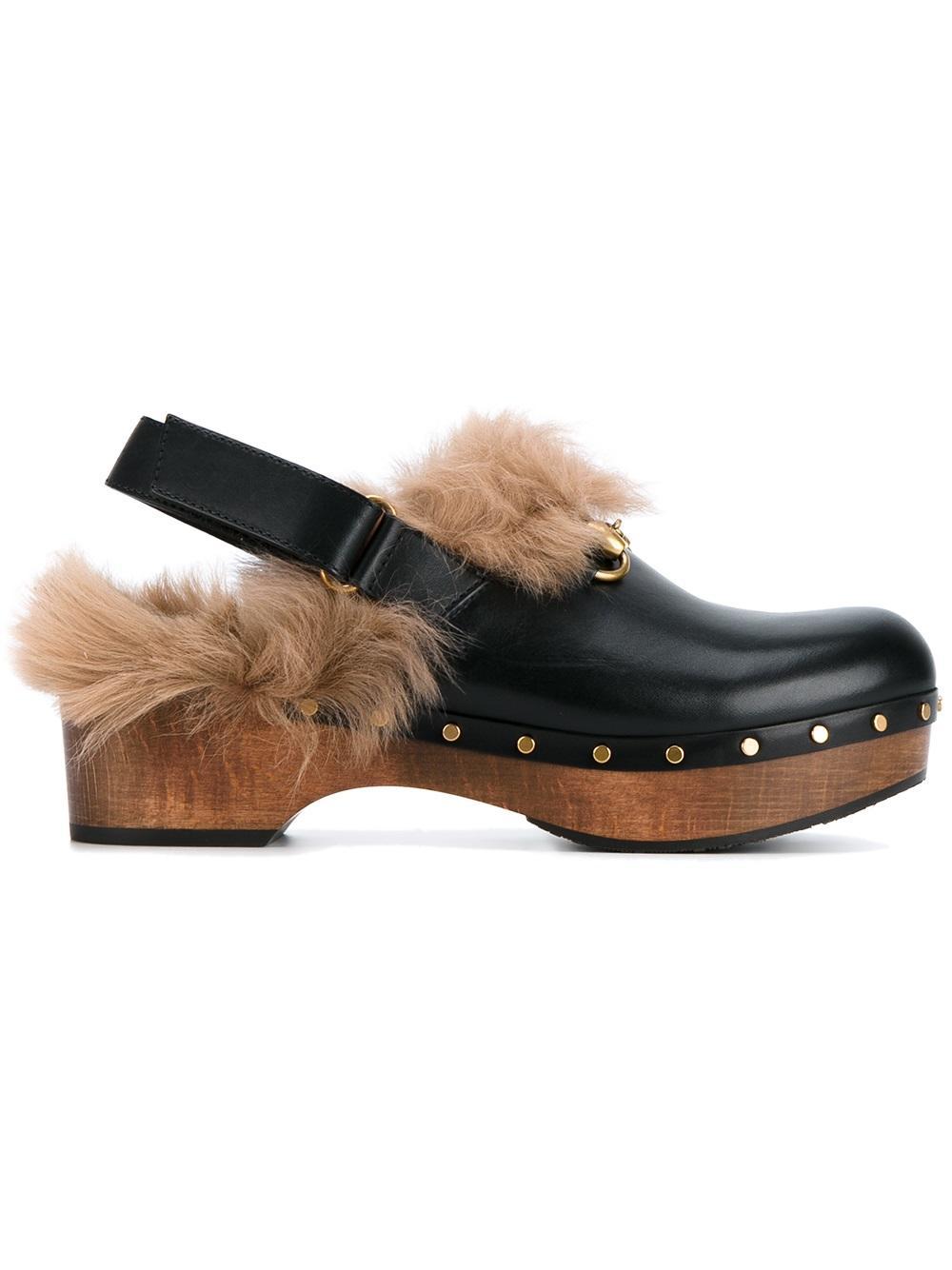 fuzzy lined clogs