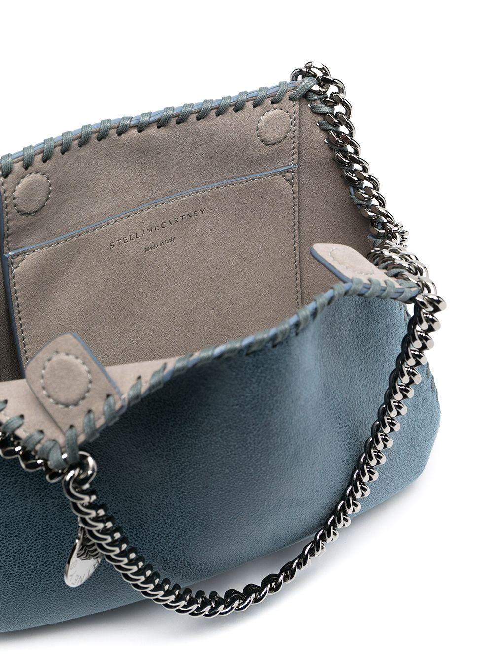 Stella McCartney Small Falabella Chaintrim Shoulder Bag in Blue Lyst