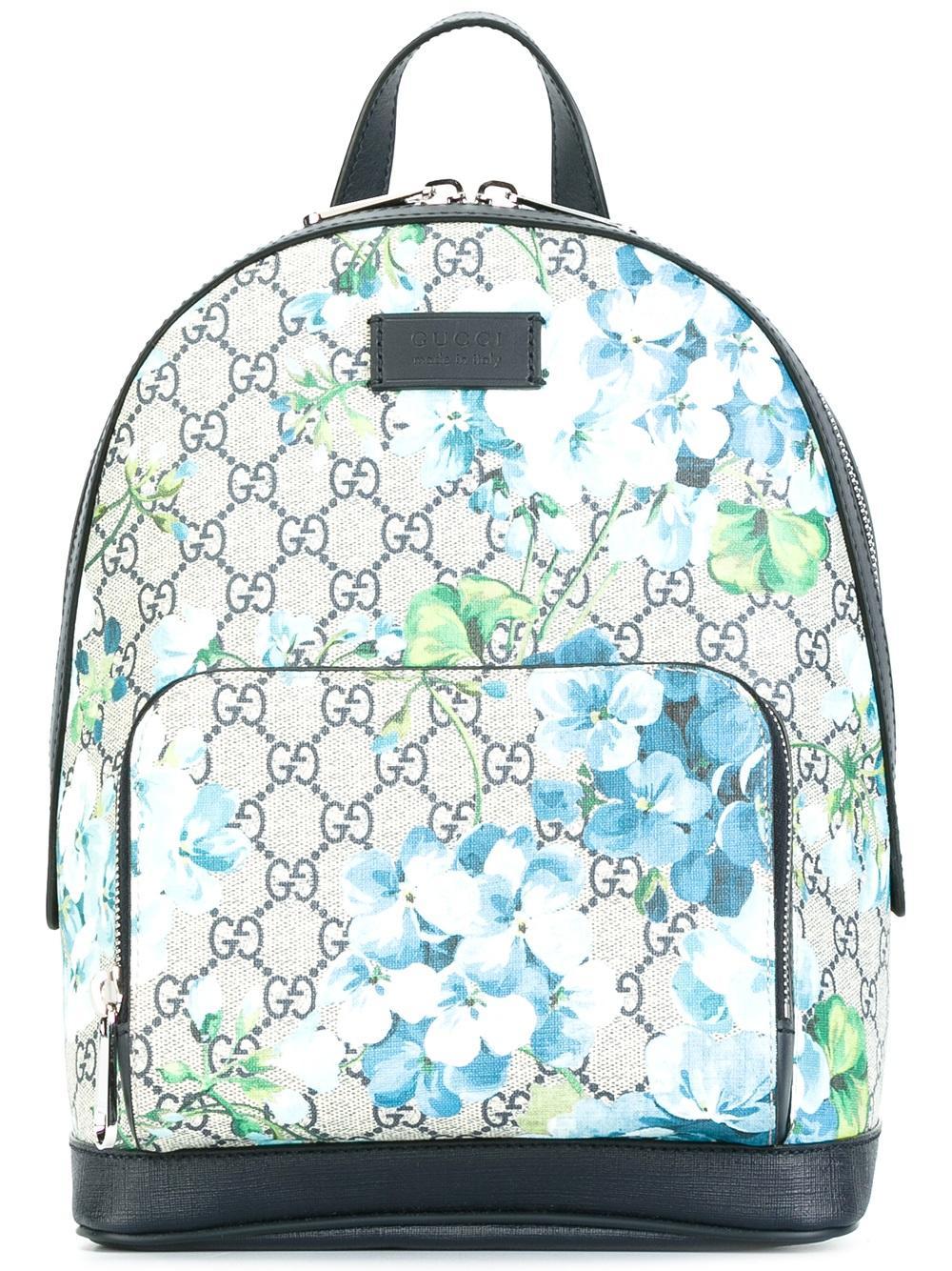 konstruktion crush Gemme Gucci Gg Blooms Supreme Small Backpack in Blue | Lyst