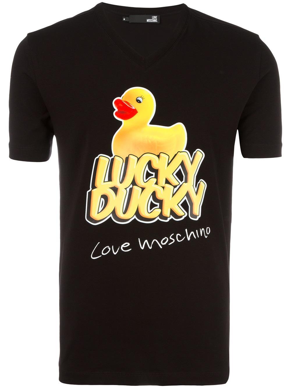 moschino duck t shirt