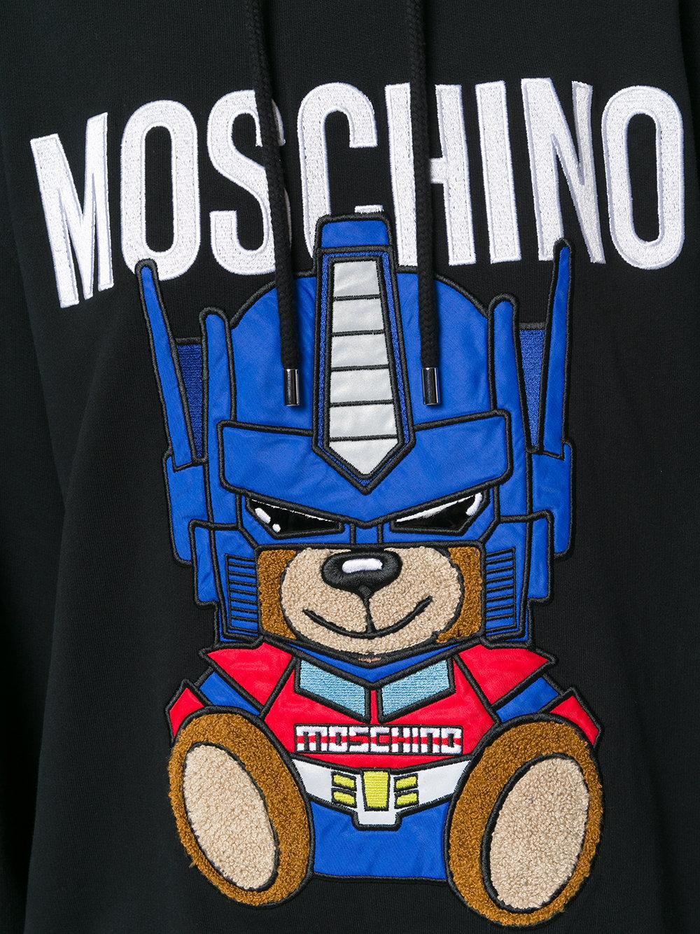 moschino transformers hoodie