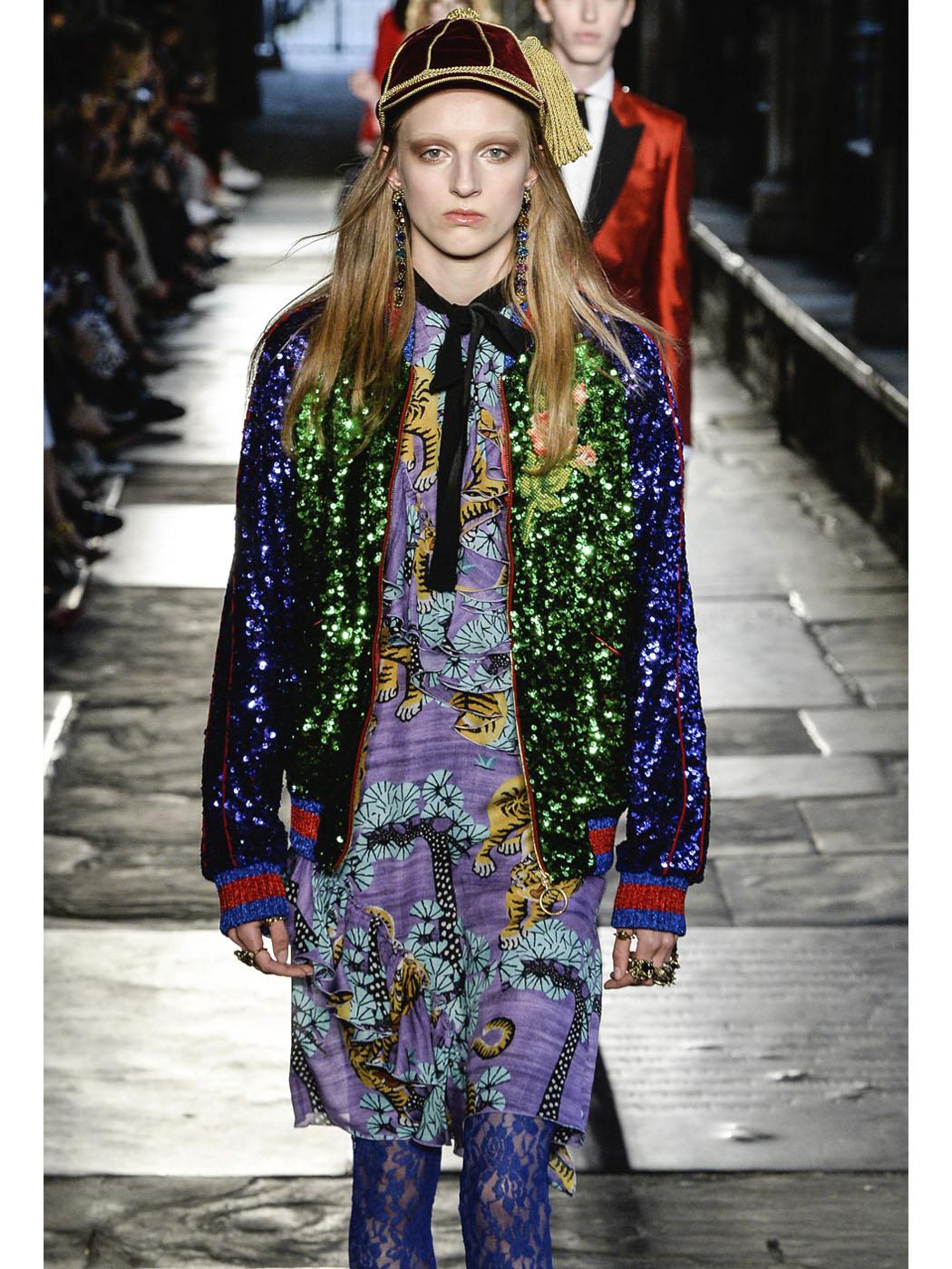 gucci sequin bomber jacket