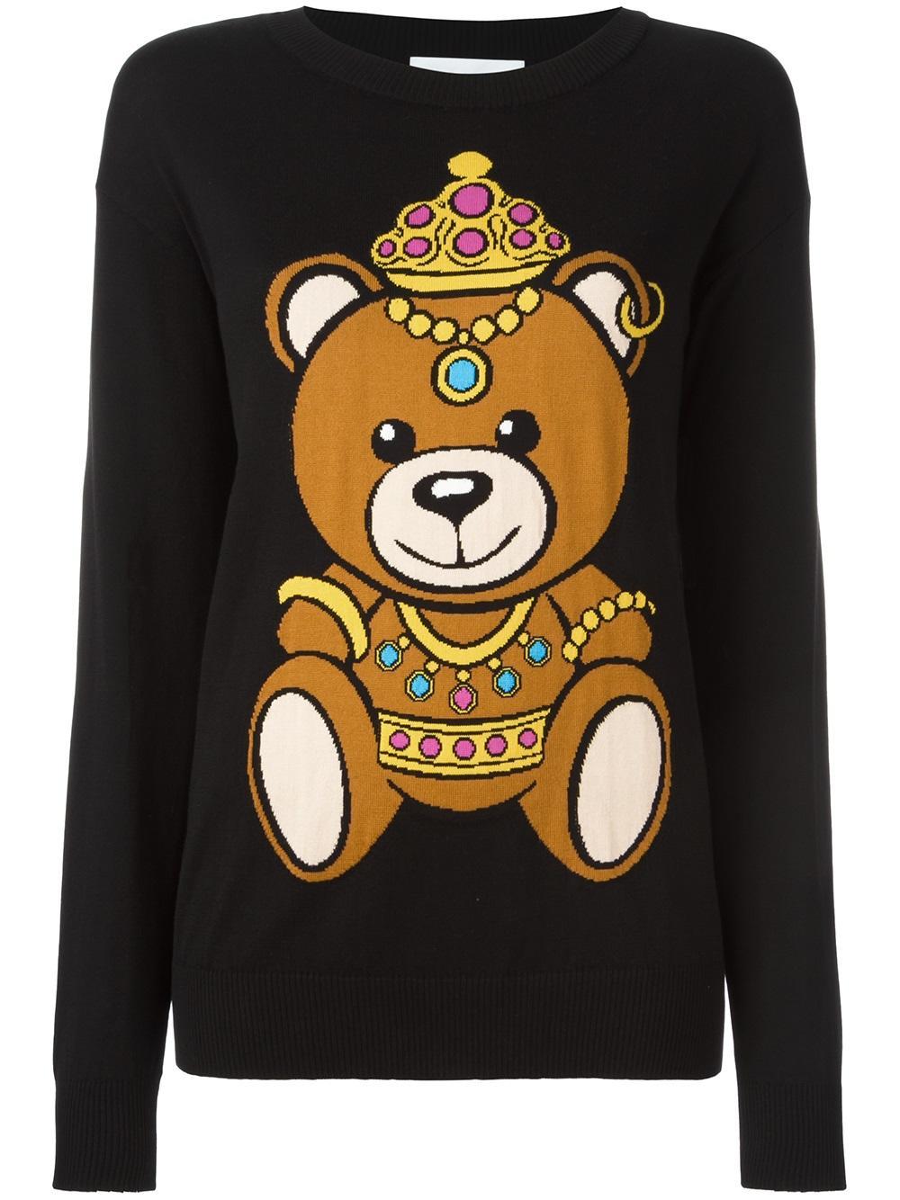 moschino bear sweater