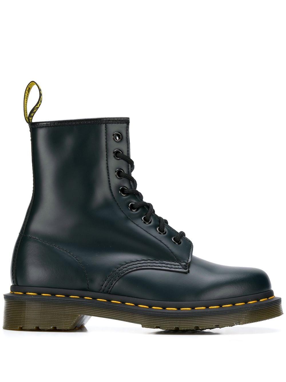 dr martens navy smooth