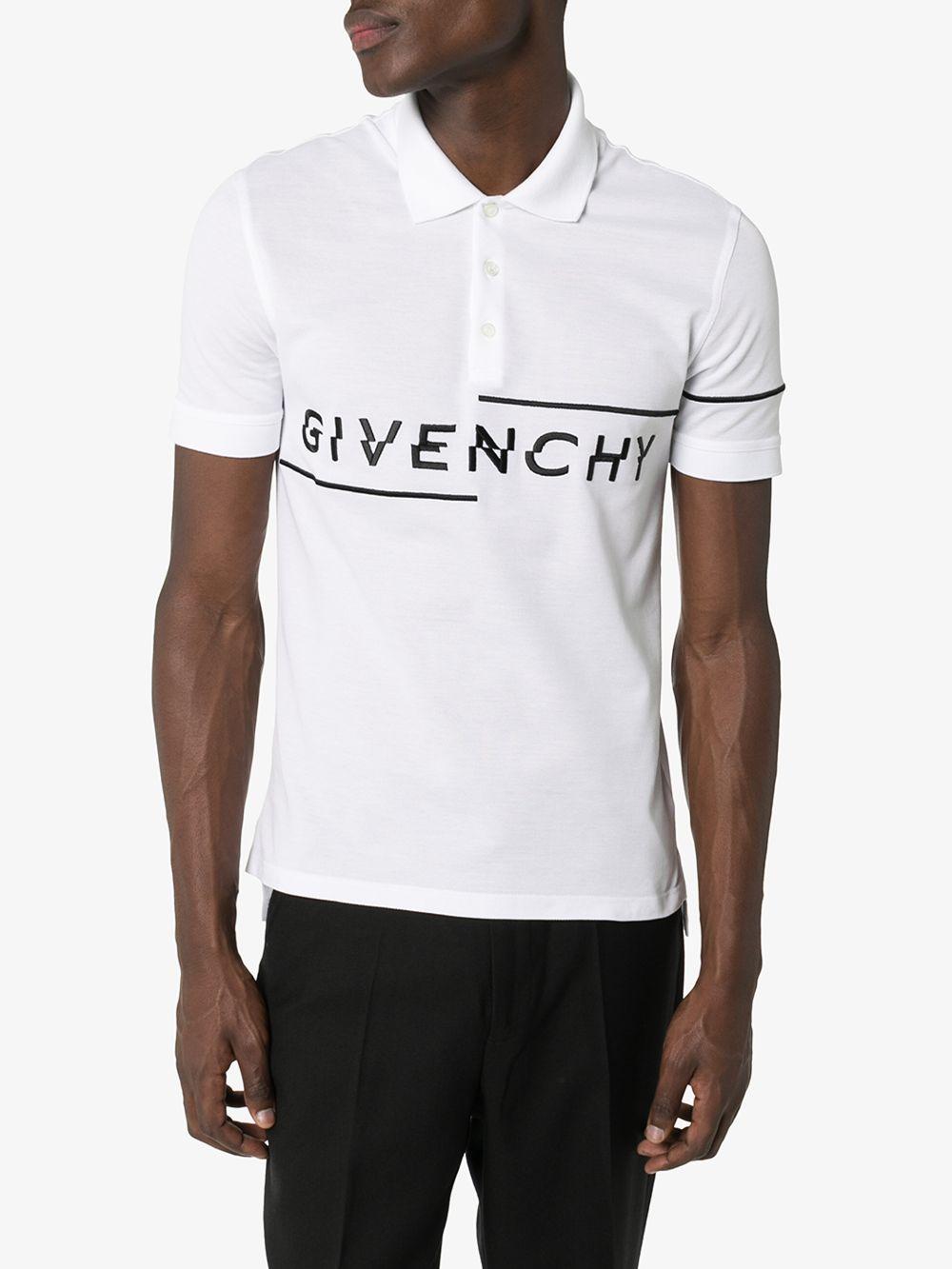 givenchy logo polo