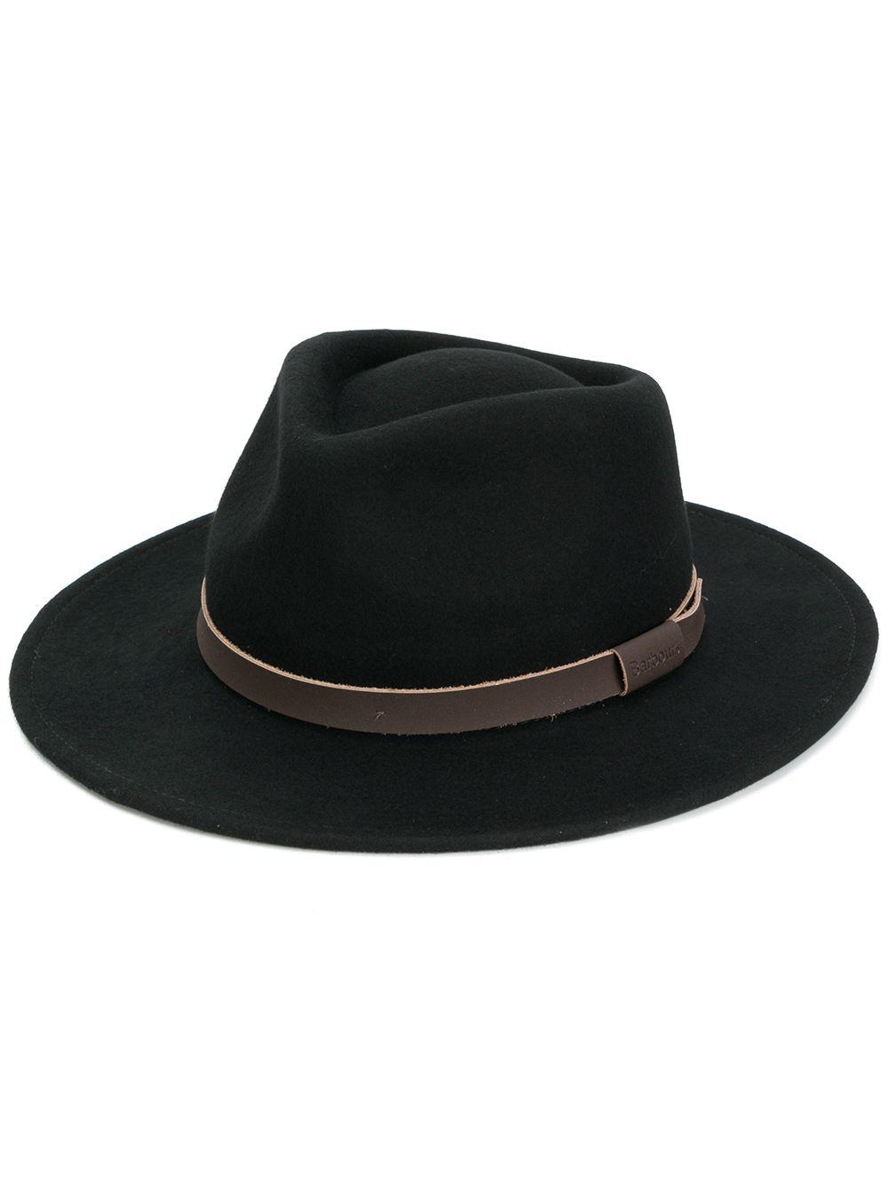 Barbour Wool Crushable Bushman Hat in Black for Men - Lyst
