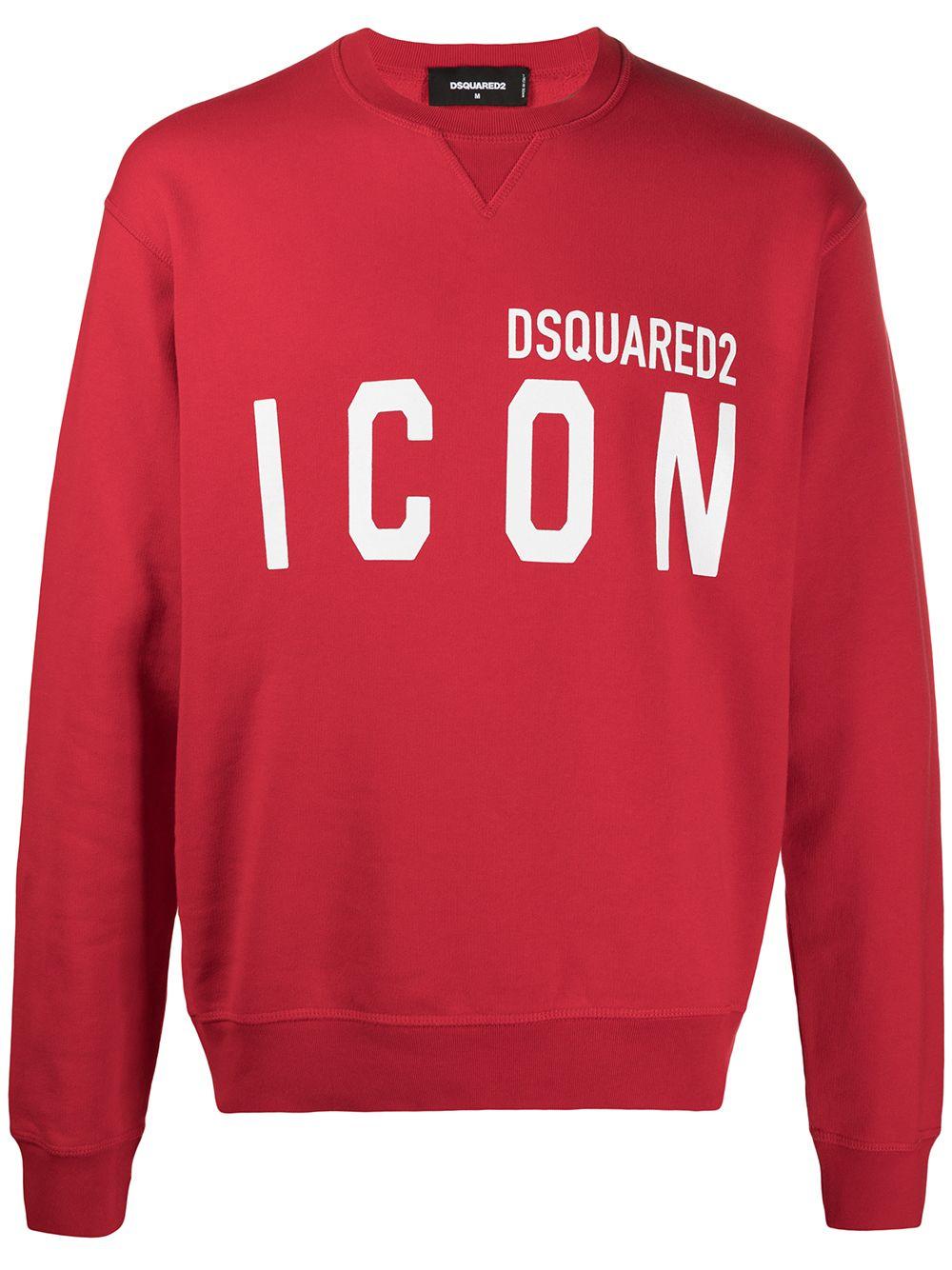 black and red dsquared sweatshirt