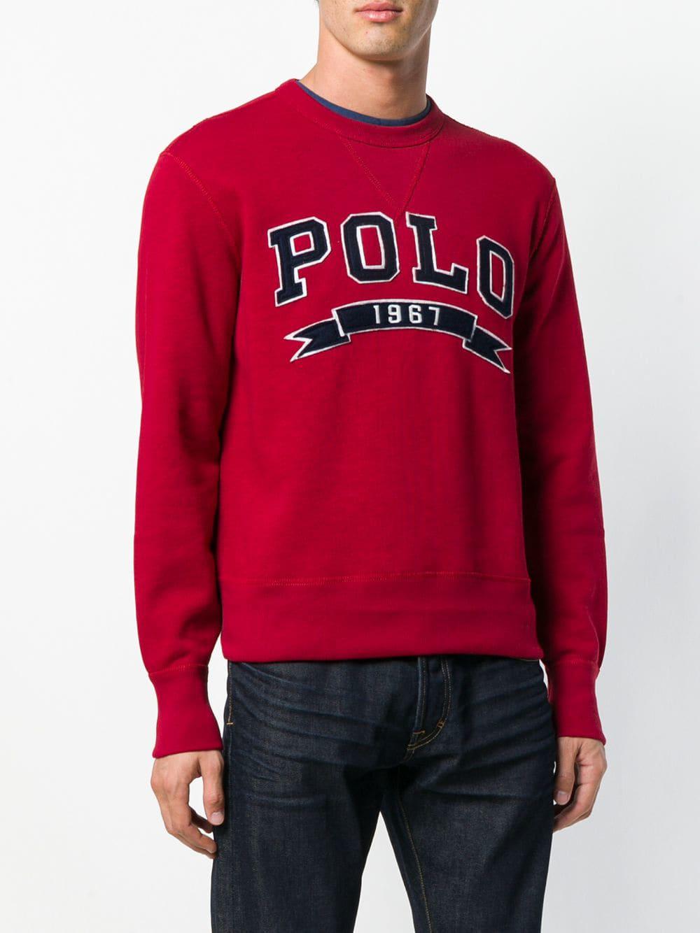 Polo Ralph Lauren Polo 1967 Sweatshirt Red for |