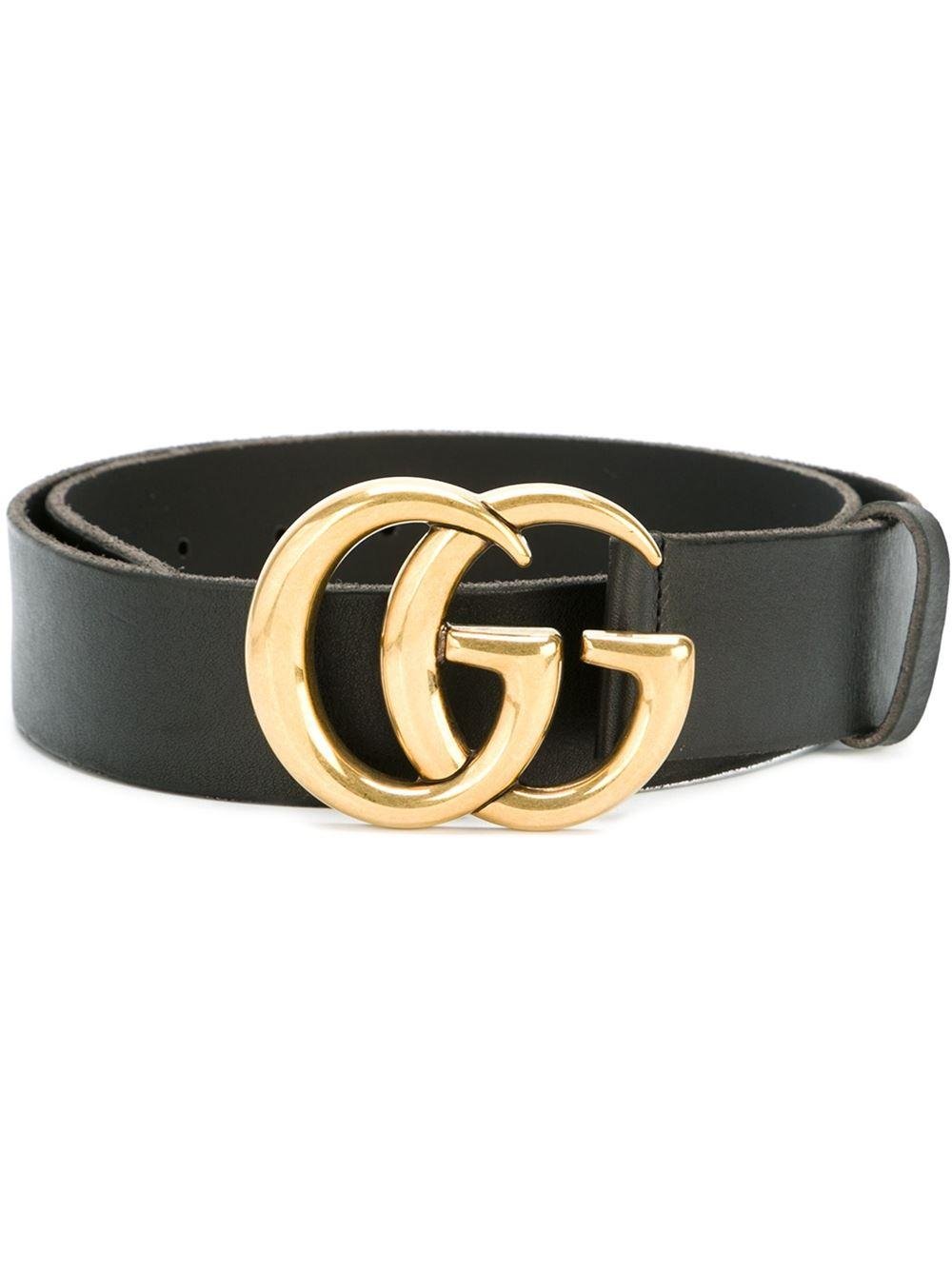 Gucci - &#39;double G&#39; Belt - Women - Calf Leather - 90 in Black | Lyst