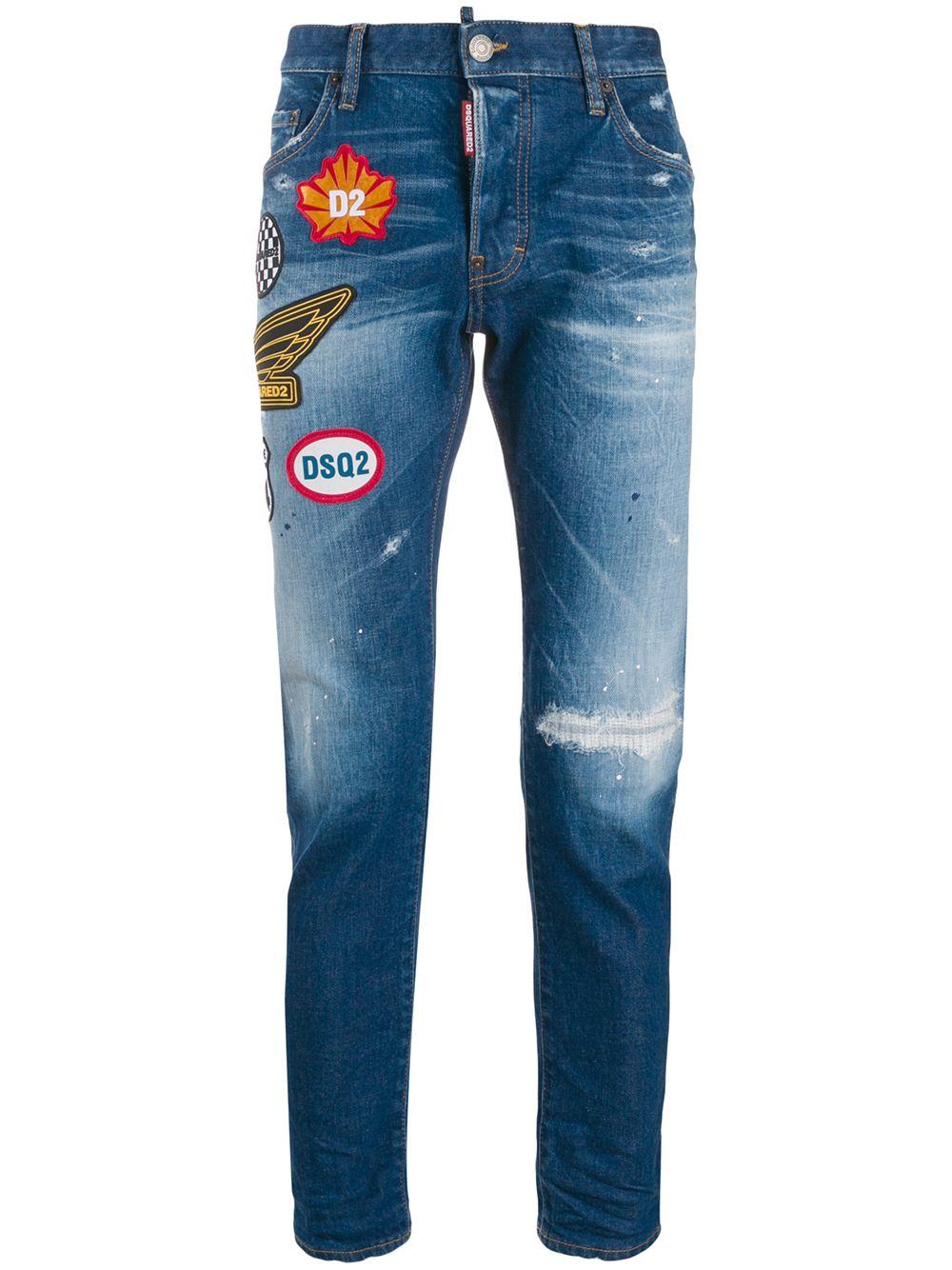 dsquared jeans patch