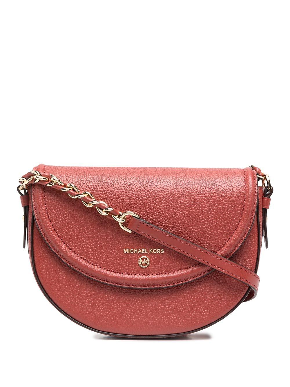 red michael kors crossbody bag