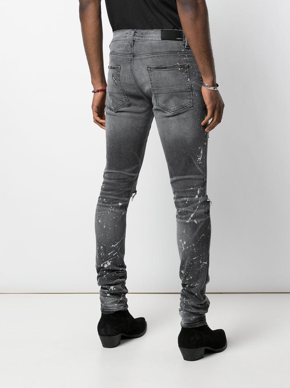 Amiri Denim Distressed Skinny Jeans in 