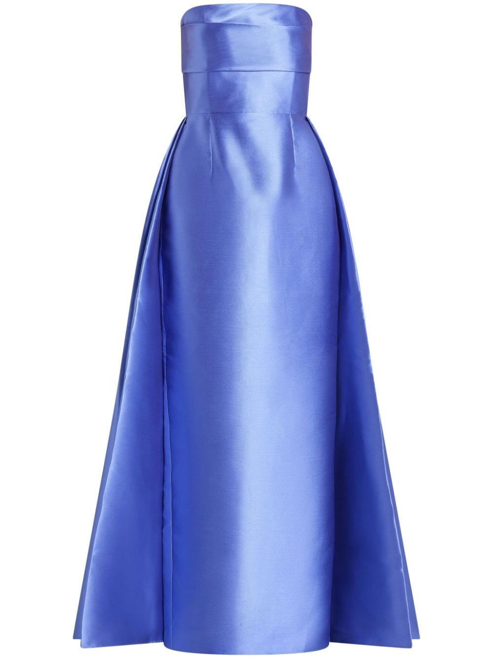 asymmetric draped neckline maxi dress Satin Asymmetric Draped Neckline Maxi Dress Black / Standard / 16