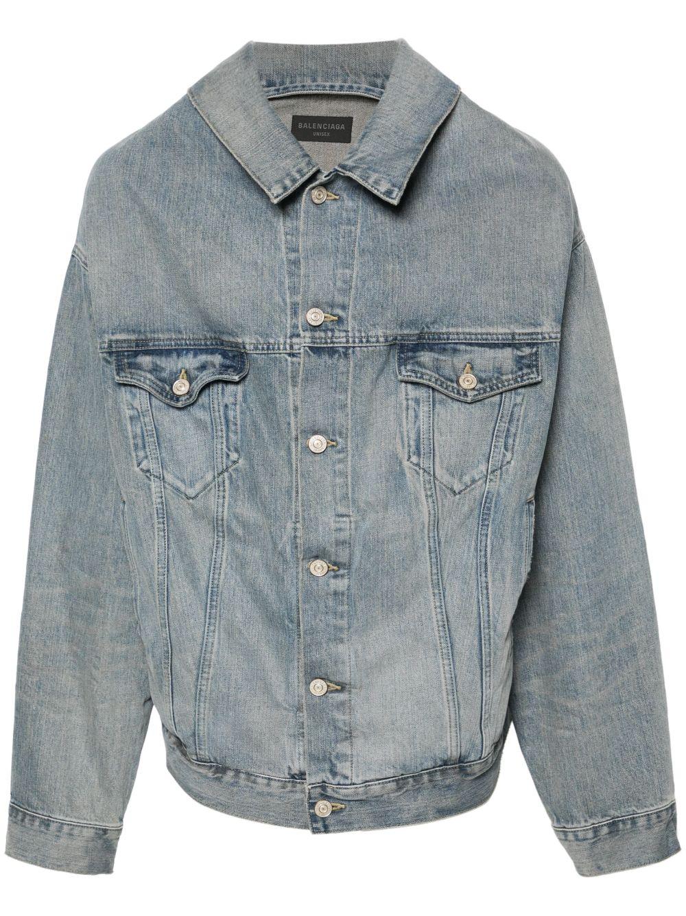 Balenciaga denim jacket price best sale
