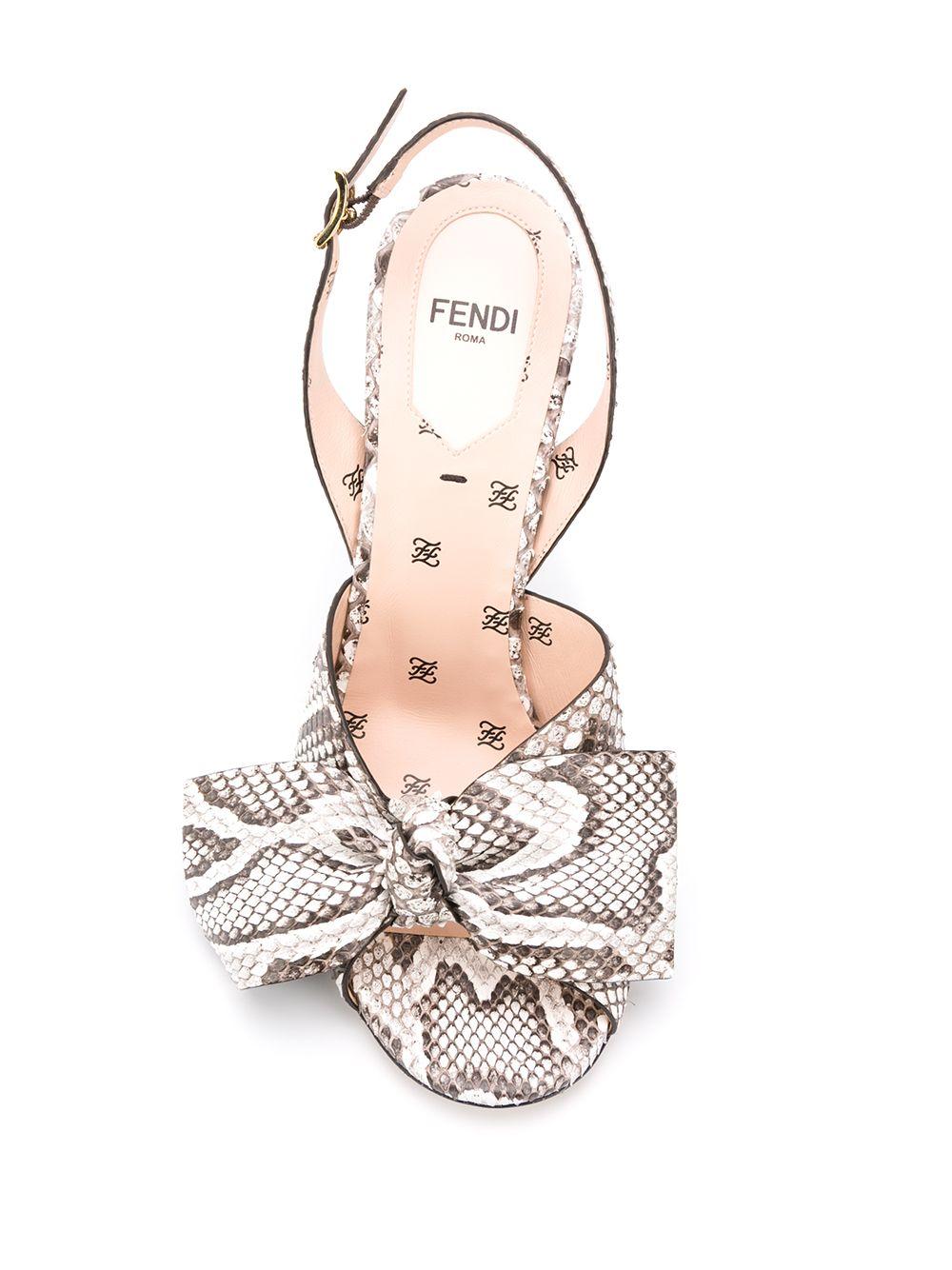 white fendi sandals