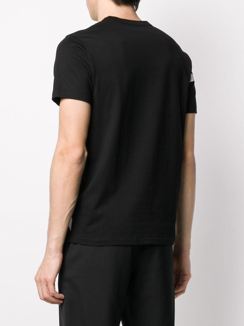 Moncler Cotton Logo Print T-shirt in Black for Men - Save 32% - Lyst