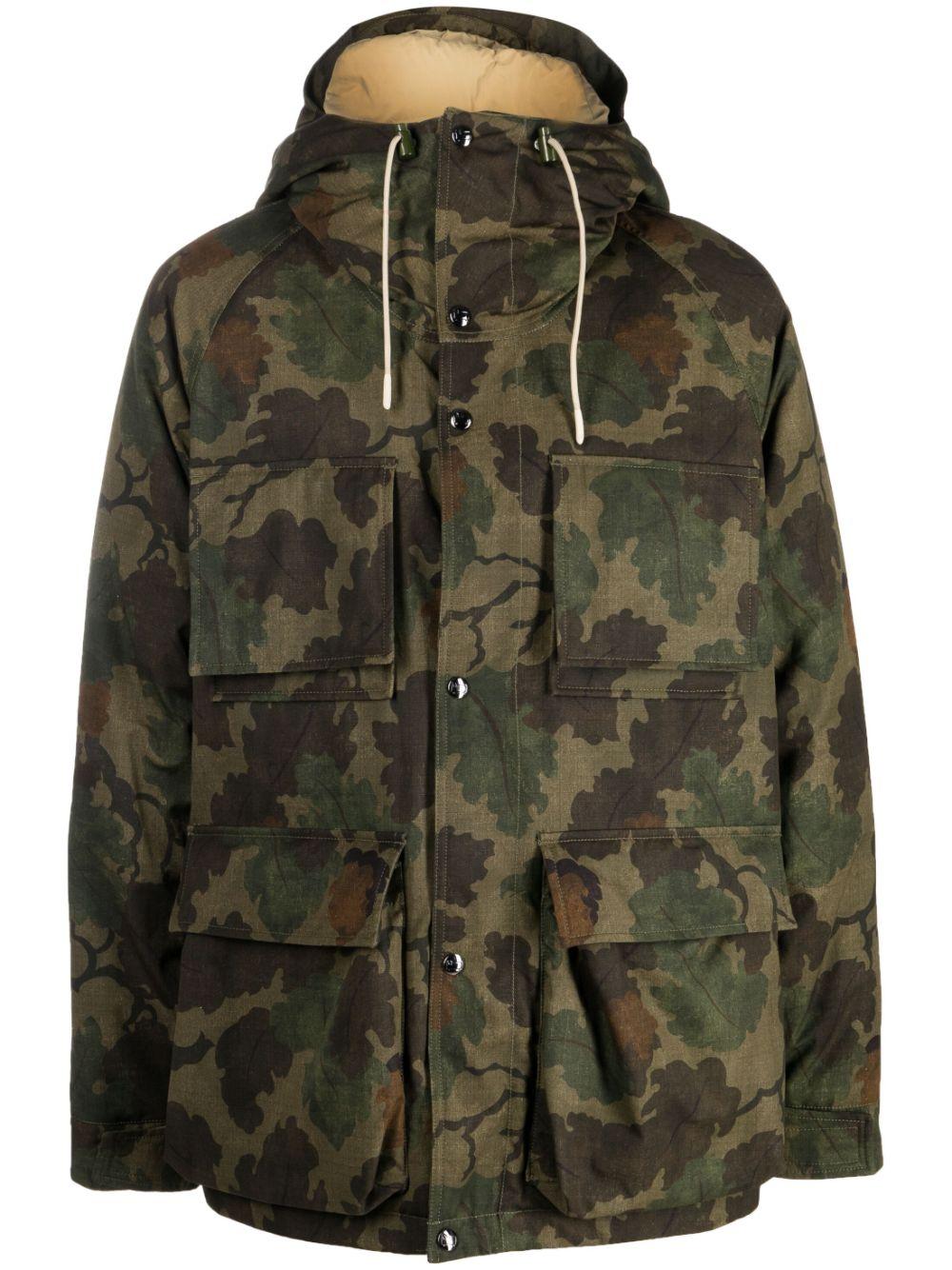 Woolrich Camouflage Cotton Jacket for Men Lyst