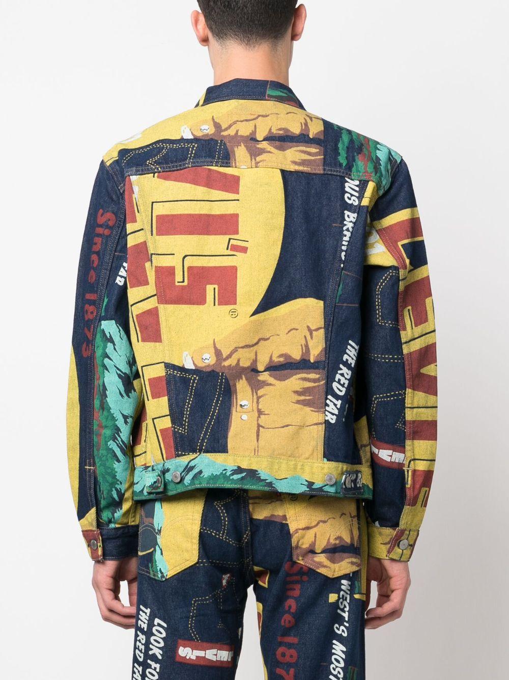 Levi's 150th Birthday Graphic-print Denim Jacket in Blue for Men