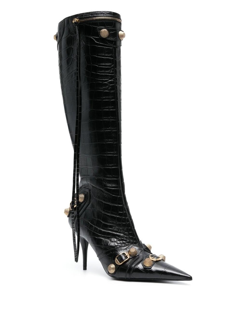 Balenciaga cheap heel boots