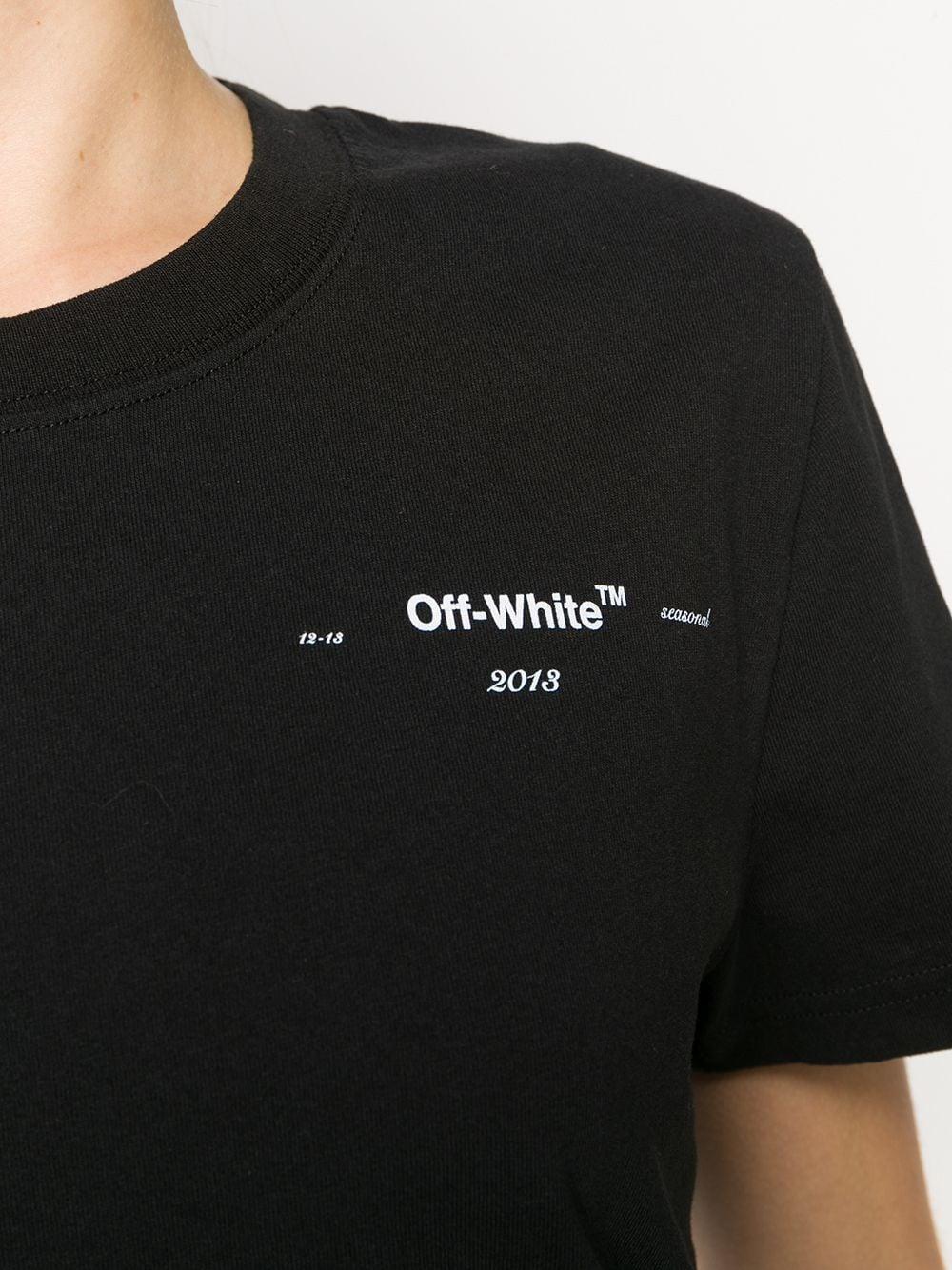 Off white t shirt fall winter hot sale