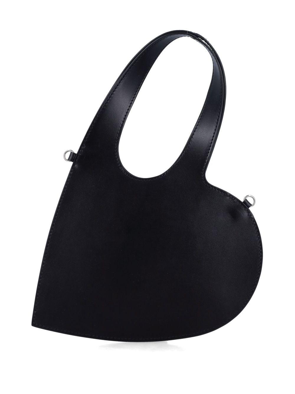 ショルダーバッグ・ポシェット Baby Heart Crossbody - Coperni - Leather - Black Coperni Baby Heart Leather Crossbody Bag in Black | Lyst