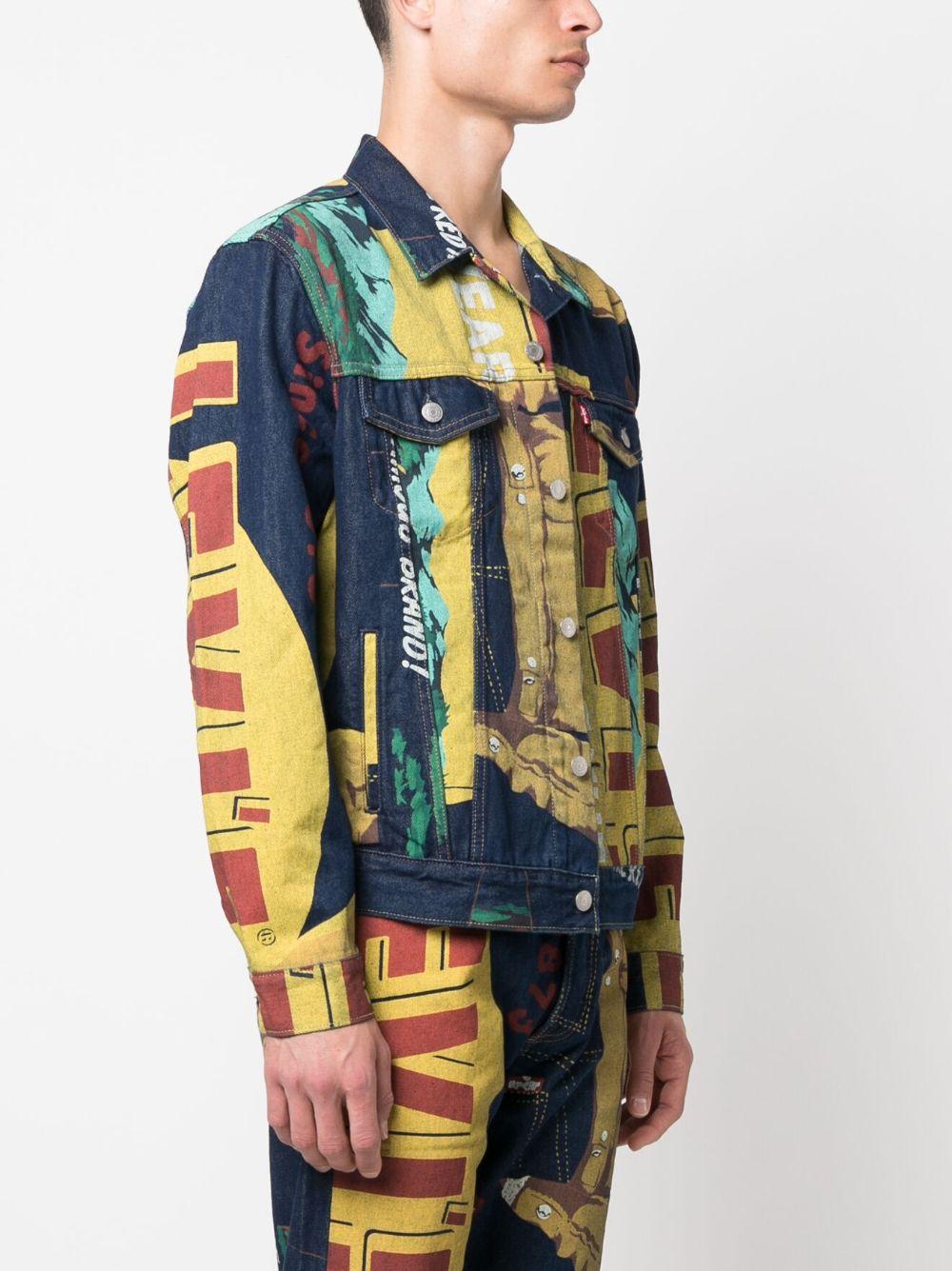 Levi's 150th Birthday Graphic-print Denim Jacket in Blue for Men