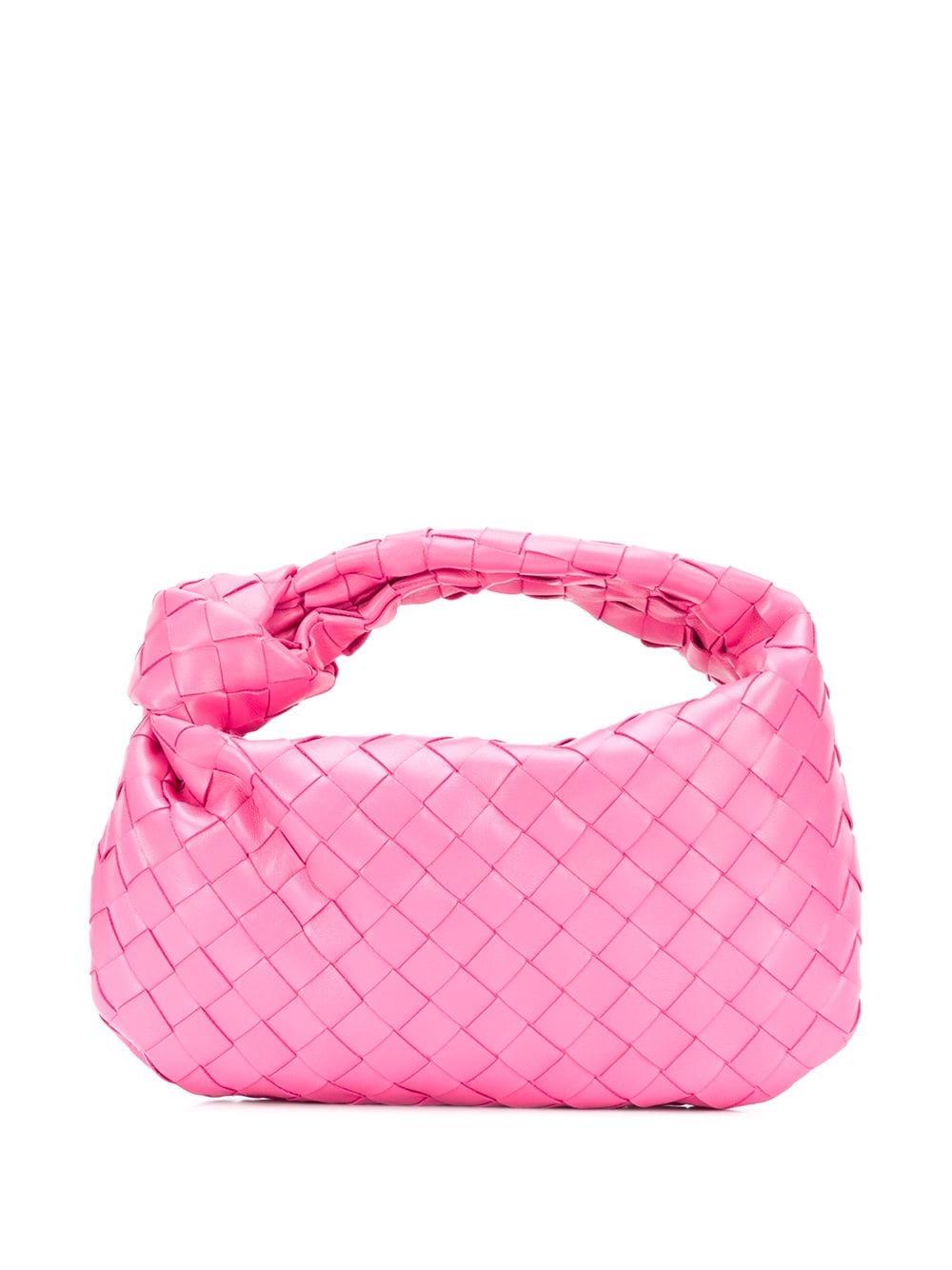Bottega Veneta Bv Jodie Mini Leather Tote Bag in Pink | Lyst
