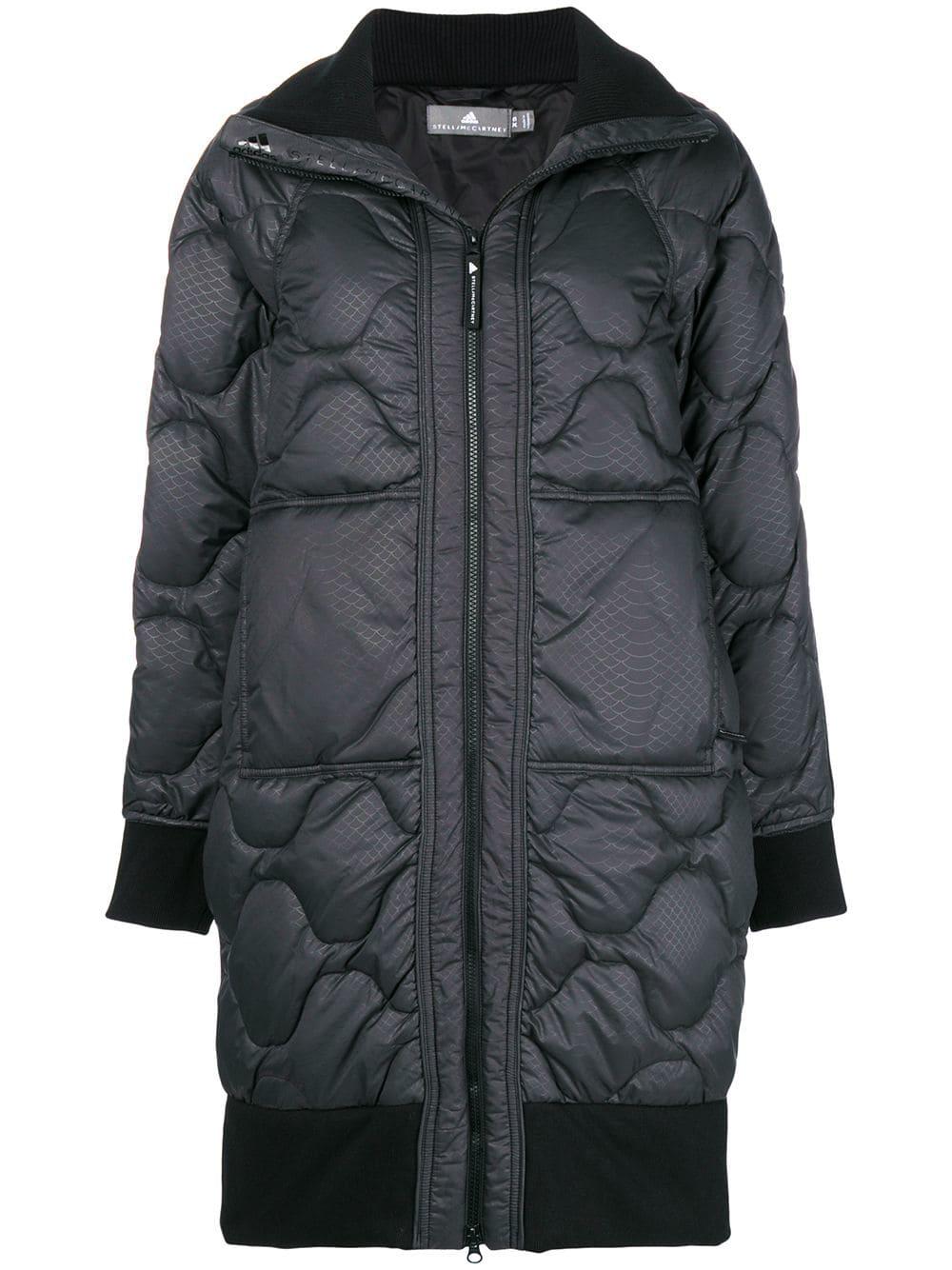 adidas By Stella McCartney Long Padded Jacket in Black - Lyst adidas By Stella McCartney Long Padded Jacket in Black - Lyst