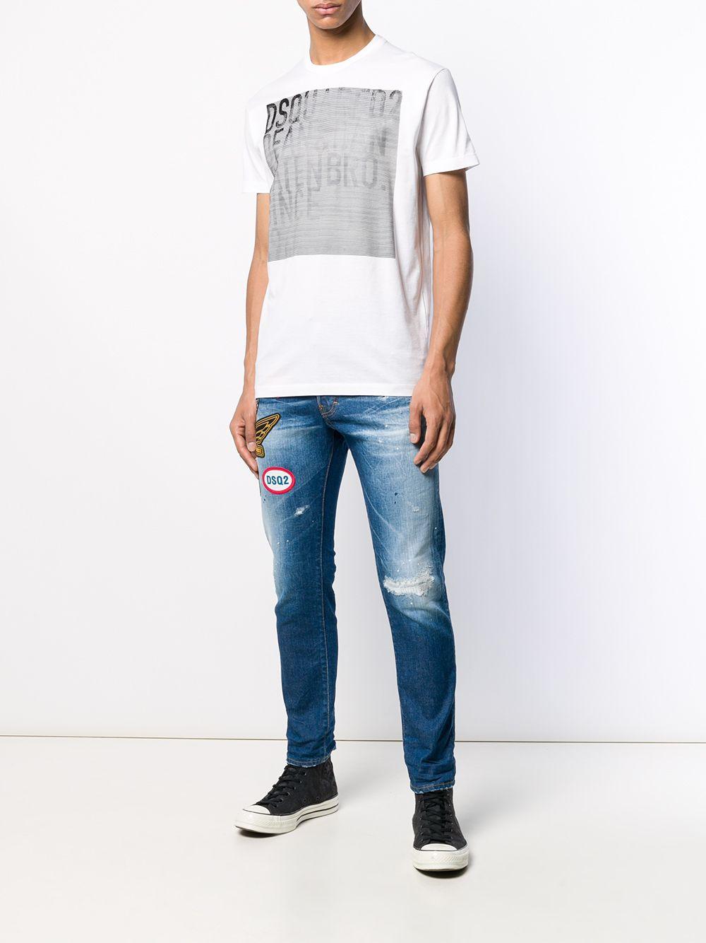 dsquared2 jeans patch