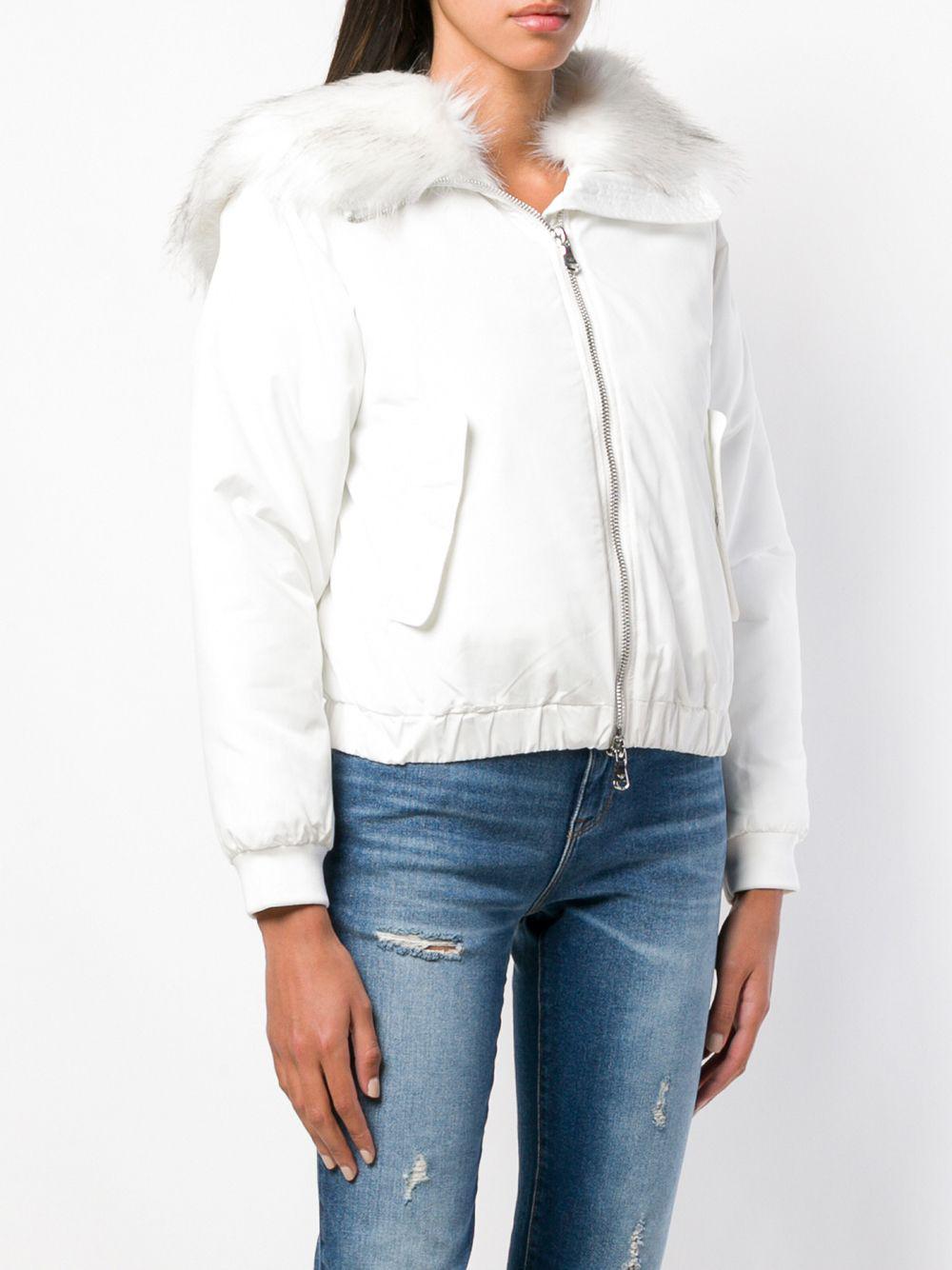 armani faux fur jacket