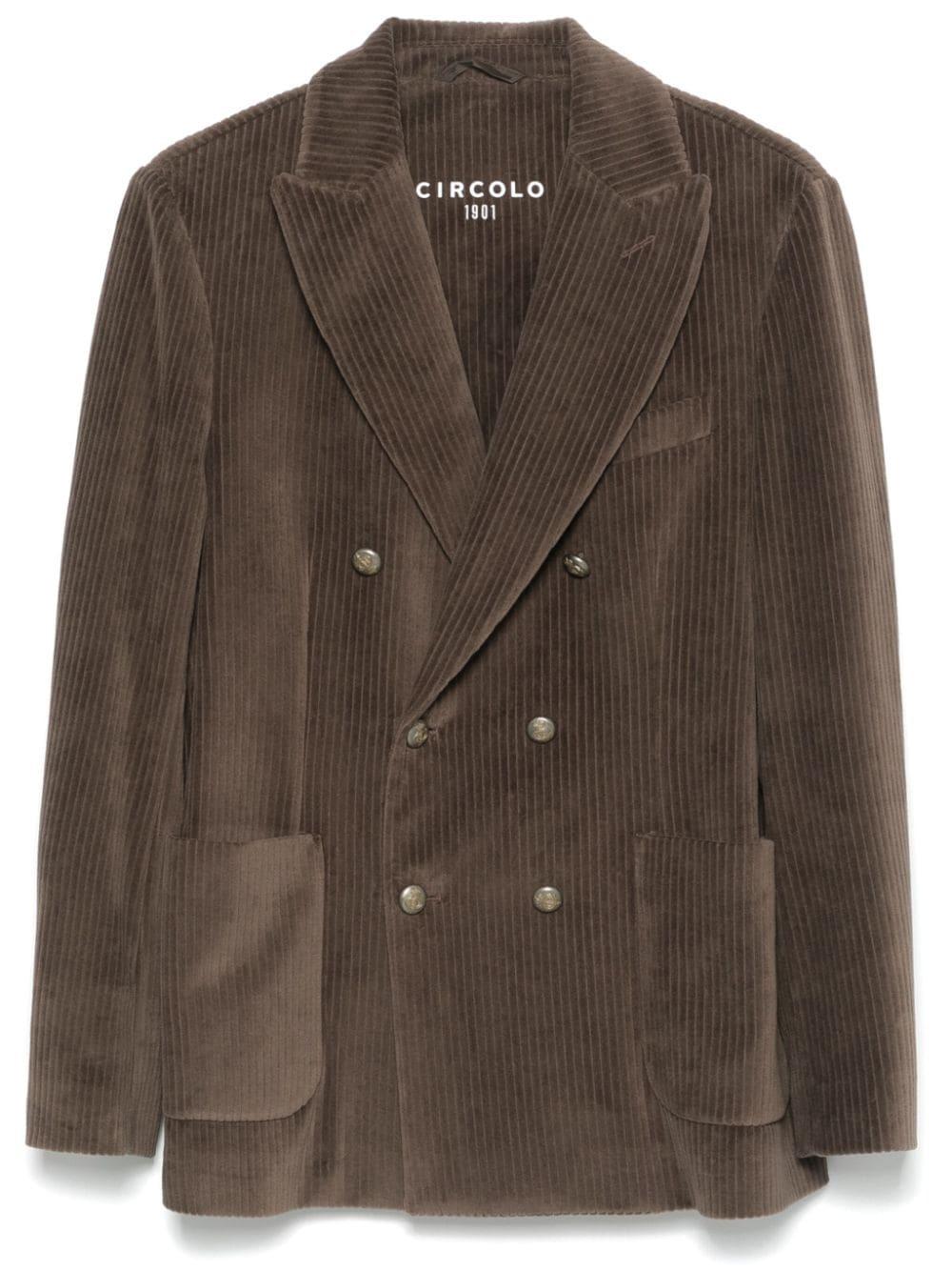 ジャケット・アウター overcoat Corduroy Double Breasted Jacket overcoat Corduroy Double Breasted Jacket