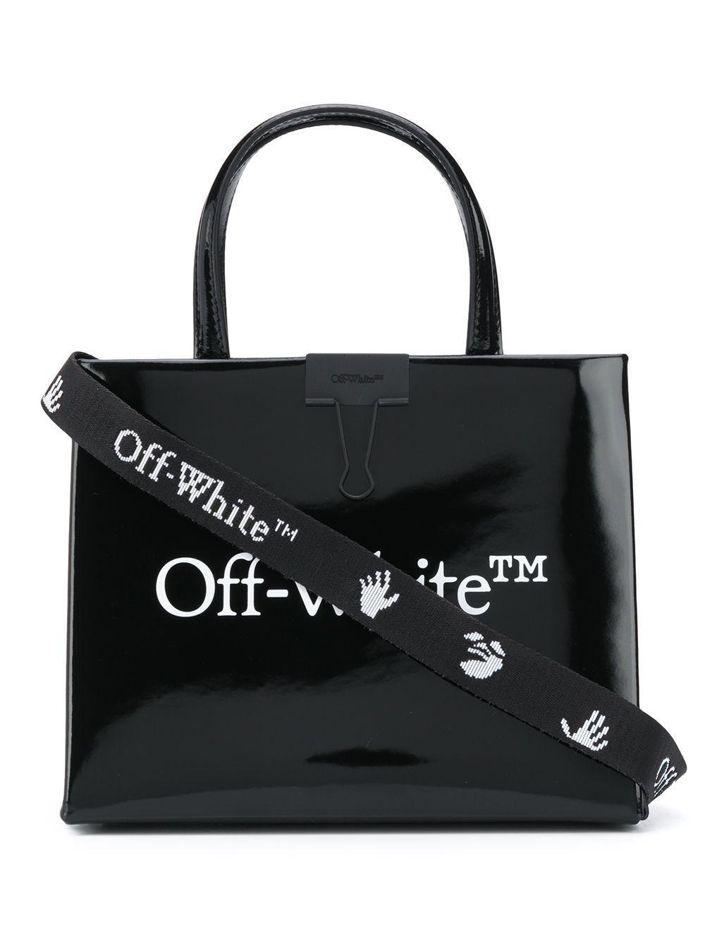 Off-White c/o Virgil Abloh Small Box Tote Bag in Black | Lyst